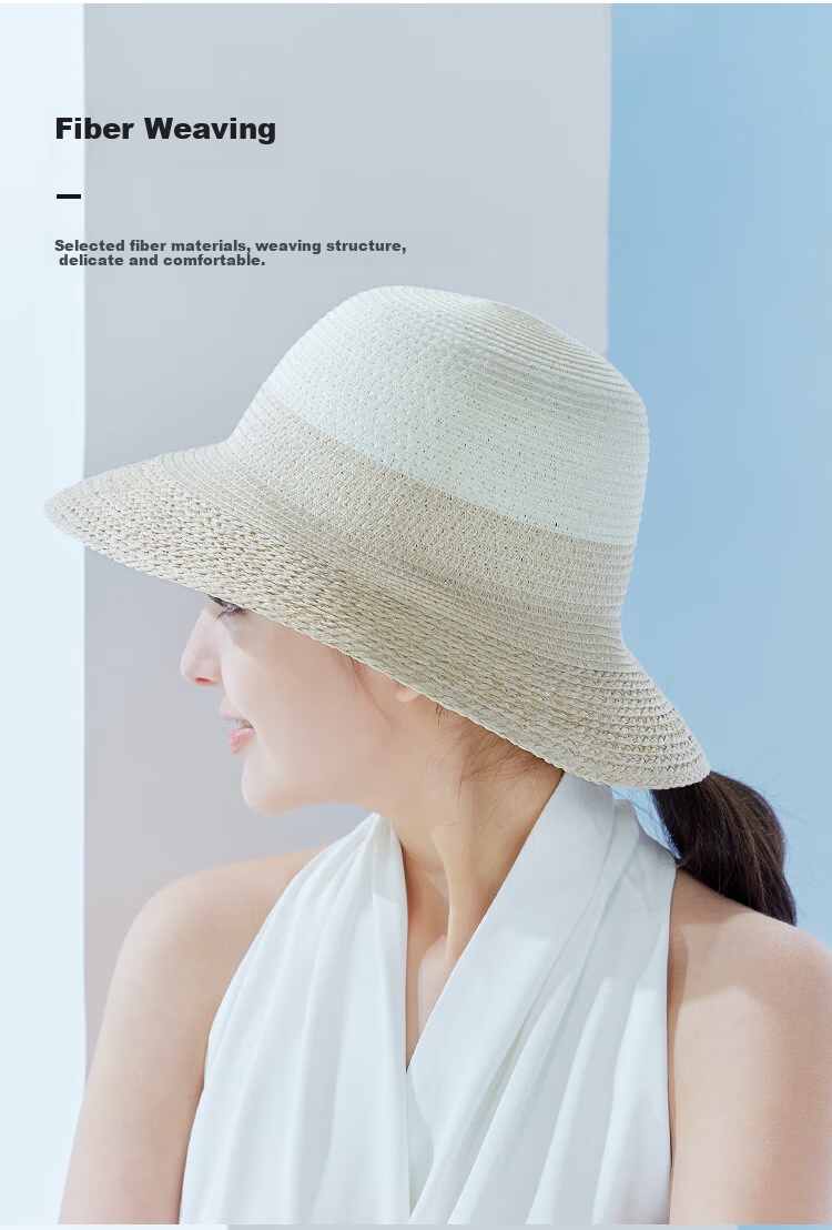 JIUMU Sun Hat for Women, Straw Hat, Beach Hat, Summer Outdoor Face-Covering Hat, CW050 1