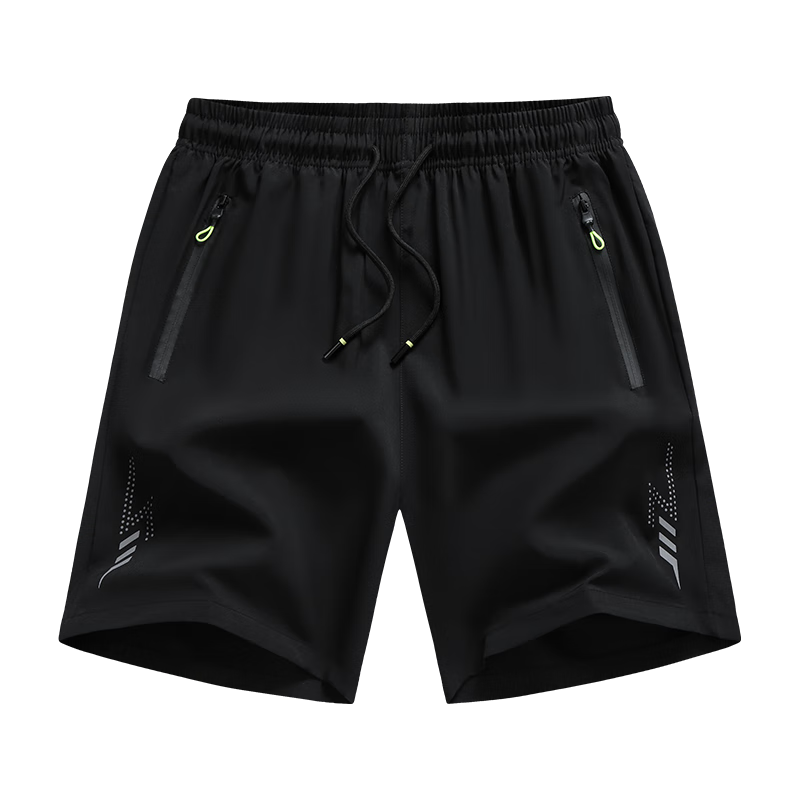 Jeanswest Men's Shorts, Trendy Summer Ice Silk Pants, Breathable Quick-Dry Sports Casual Five-Point Shorts, Running Pants, Beach Shorts for Me
