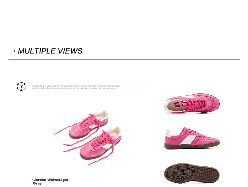 QIAODAN Women's Skateboard Shoes, T-Toe Shoes, Wave Thin-Soled Training Shoes, Sports Skateboard Shoes, Classic Couple Dopamine Outfit 59