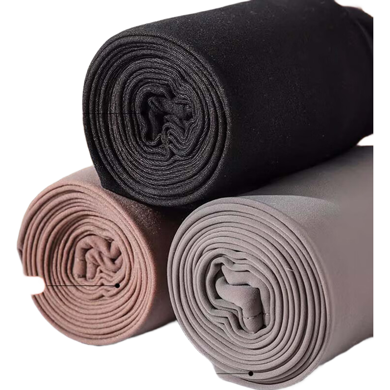 LangSha Women's Leggings for Autumn And Winter, Sheer Fleece-Lined Warm Skin-Baring Effect, Single-Layer Integrated Pantyhose for Outdoor Wear