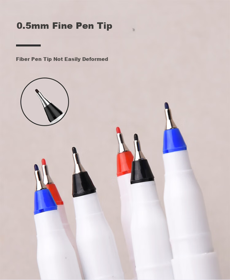 Genvana 0.5mm Ultra-Fine Blue Erasable Whiteboard Marker, Fine Tip for Office, Teaching, Meetings, Specialized Drafting G-0638 2