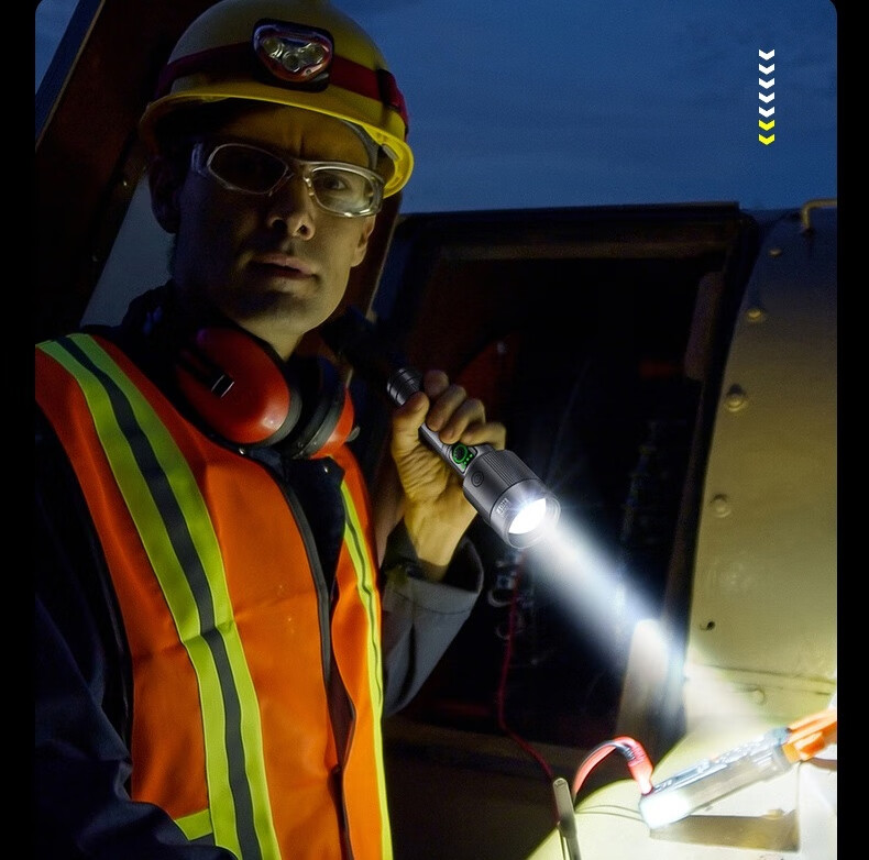 PHILIPS Multifunctional High-Power Flashlight Long Battery Life Adjustable Camping Light Detachable Battery SFL6253 18