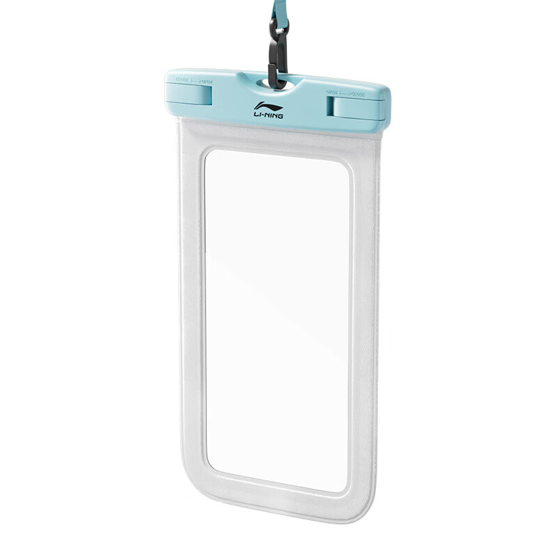 LI-NING Waterproof Phone Pouch Touchscreen Swimming Dustproof Case Underwater Shooting Protector 052 Blue