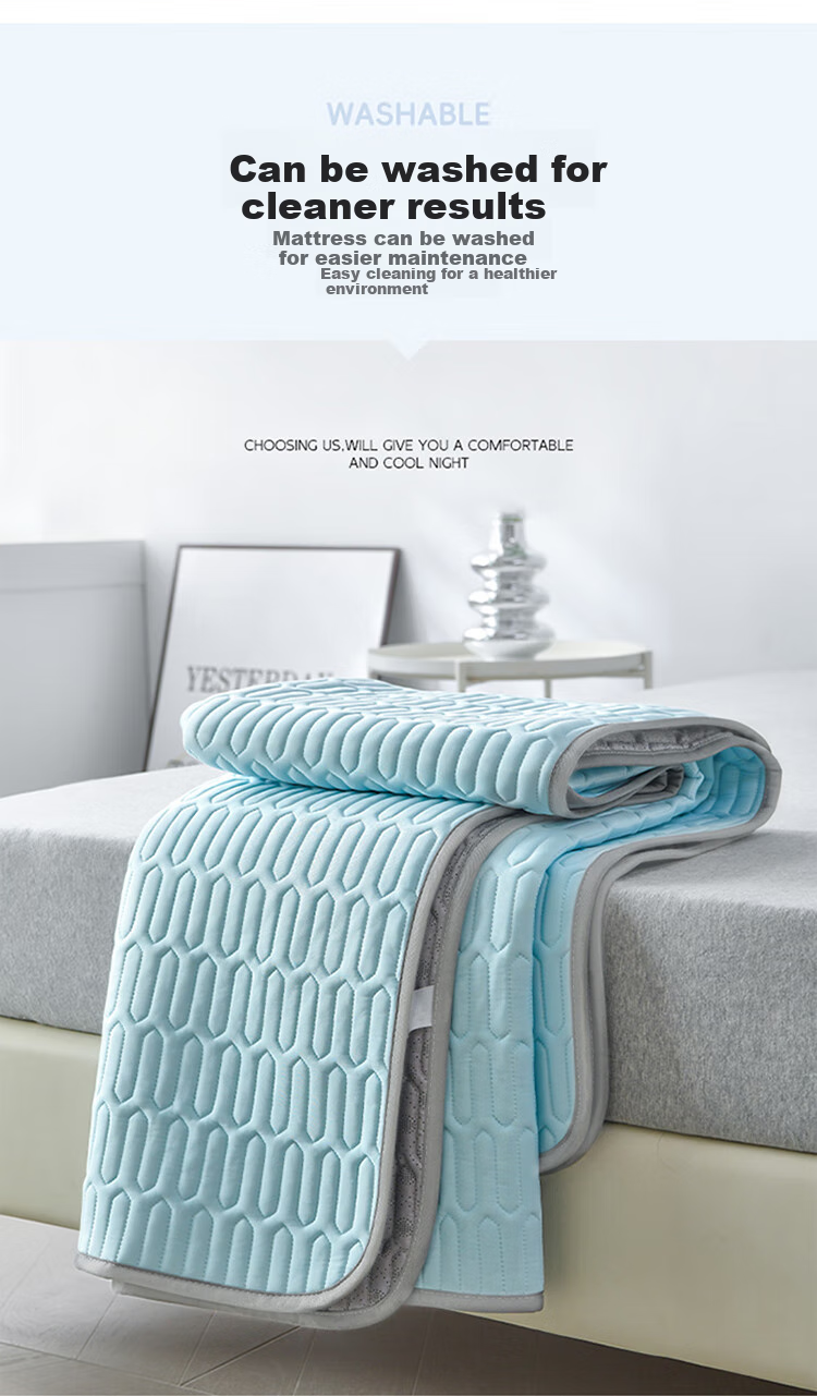 Dohia Latex Multi-Purpose Mattress, Single Washable Cooling Non-Slip Latex Cooling Mat for 1.2m Bed, 195×120cm 3