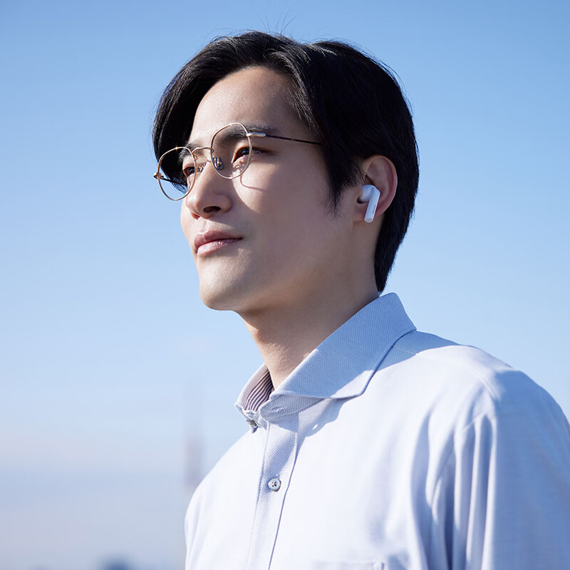 DENON AH-C840NCW True Wireless Bluetooth Earbuds, Active Noise Cancellation In-Ear Sports Bluetooth 5.3 Long Battery Life High-Quality Call Headset, White, Gift