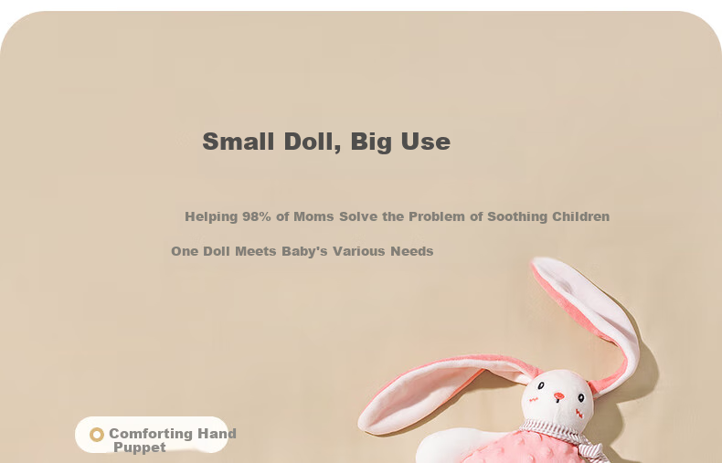 Beitaisi Comforting Doll Sleep Aid, Baby Soothing Blanket, Sleep-Inducing Toy, Edible And Chewable, Fox Blansu 4