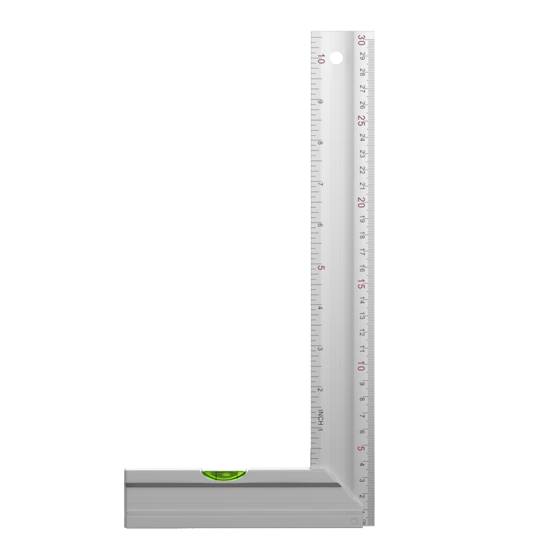 SYNTEK 90-Degree Right Angle Square High Precision Carpenter's Marking Industrial Grade Aluminum Alloy Steel L-Square Ruler 500mm