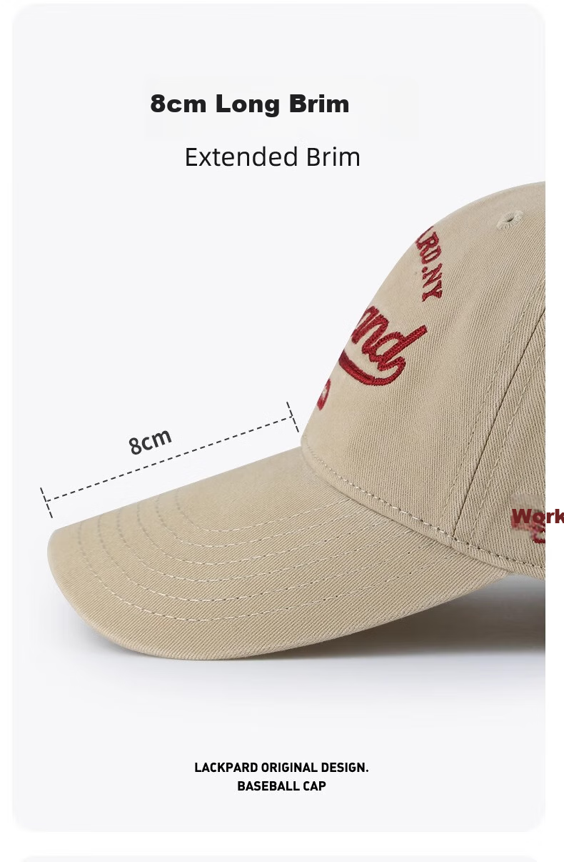 LACKPARD 2026 Spring Summer New Baseball Cap High-Weave Combed Cotton Soft Portable Foldable Versatile Pink 8