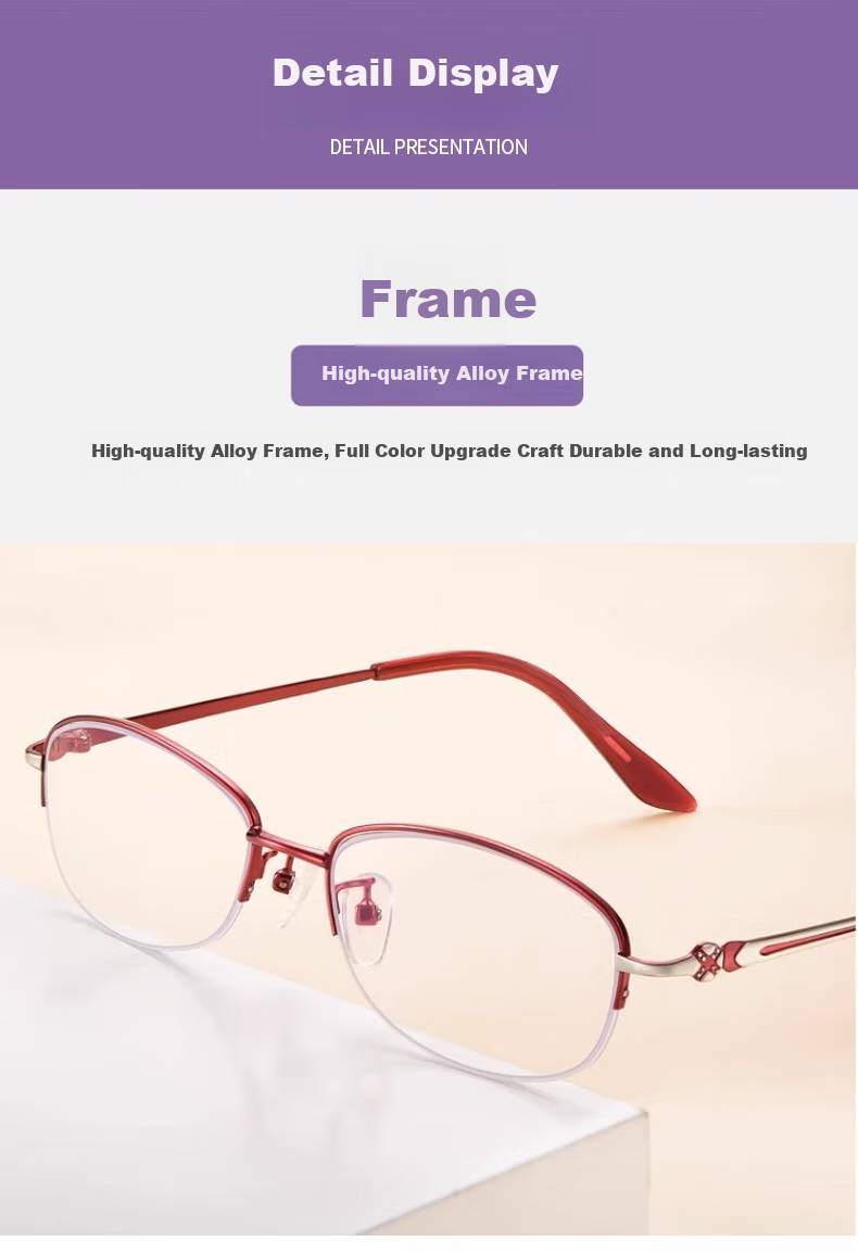 GOGOSOON Reading Glasses for Women, Anti-Blue Light Radiation, High-Quality Genuine Brand, High-Definition Presbyopic Glasses for Middle-Aged And Elderly, Fashionable Reading Glasses for Back to School 14