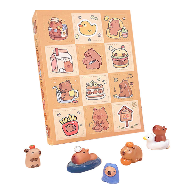 Martin Brother Capybara Blind Box Toy, Children's Poke-A Game Toy, Girls' Elementary School Student Lucky Draw Gift