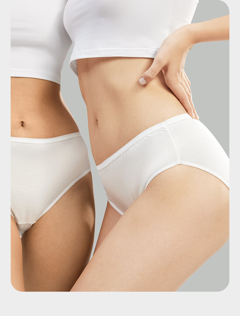 Babycare Disposable Underwear for Women, Maternity Pure Cotton Panties, Postpartum Daily Disposable Travel Underwear, Size L, 30 Pieces [Safe Sterilization] 10