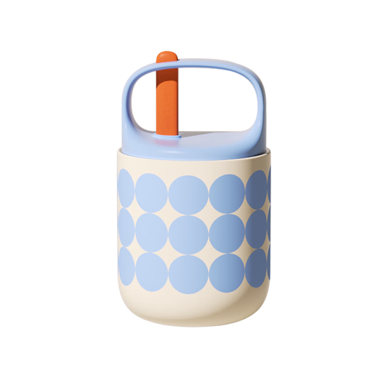 Chakolab Student Children's Breakfast Cup, Insulated Cup, Portable, Takeaway, Stylish, with Lid And Spoon, Yogurt Oatmeal Cup