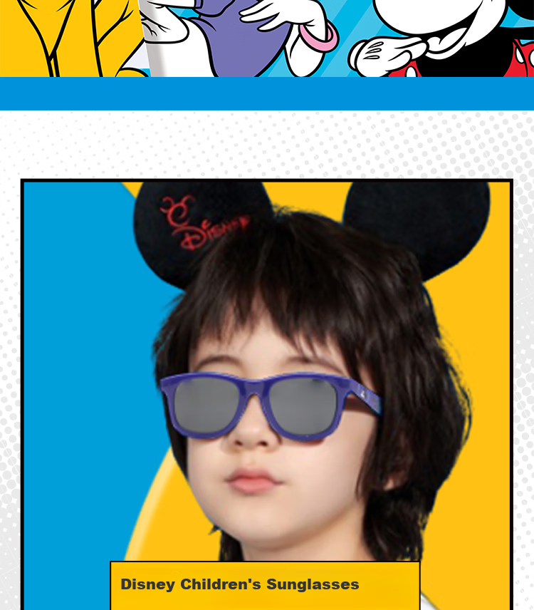 Disney Children's Sunglasses for Boys And Girls, Kids' UV Protection Glasses, Travel Sunglasses, Christmas Gift for Childre 2