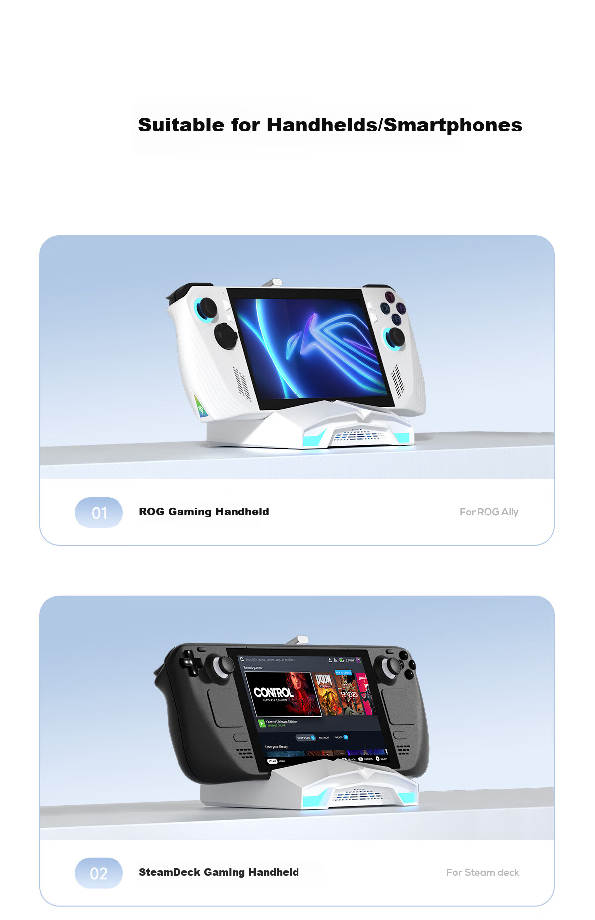 Hagibis Compatible with ROG Handheld Docking Station, SteamDeck Expansion Dock, Switch 2 Stand, Portable Bracket, Game Console Connection to Monitor, HDMI Converter Accessory 7