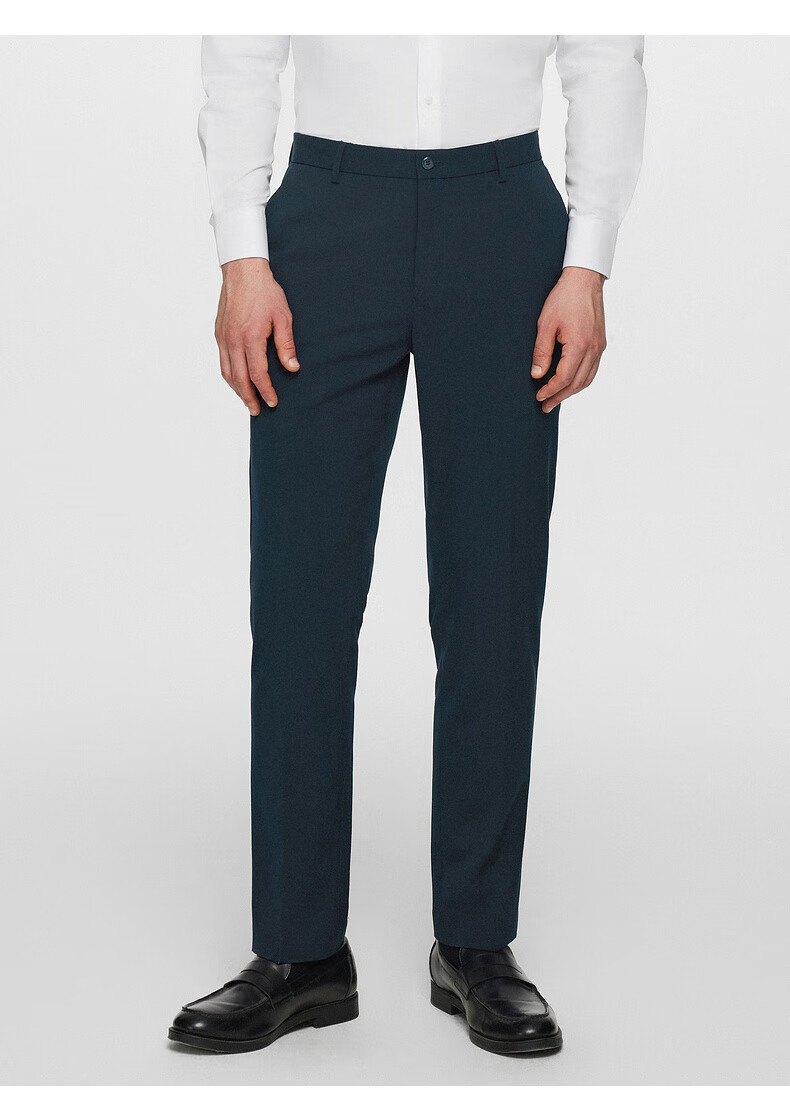 G2000 [Quality Comfort/mall Same Style] Men's Spring And Summer Business Commute Slim Fit Formal Dress Pants, Gray, Size 34 12