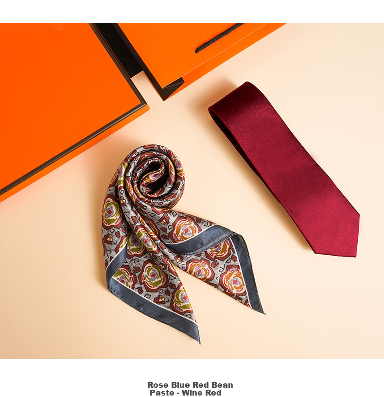 Hangsilu Silk Scarf Gift Box for Women, Business Tie, Corporate Bulk Purchase, Mid-Autumn Festival Birthday Gift for Mom Teacher, High-End Present 11