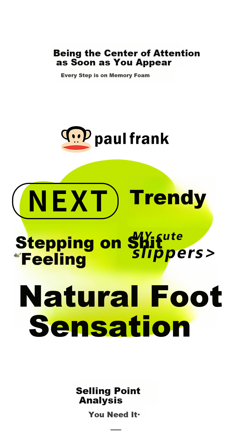 Paul frank Lightweight Summer Sandals for Men And Women, Versatile Slip-On Slippers with Comfortable Feel, Home Wear Sandals 6096 Navy Blue Size 40-41 2