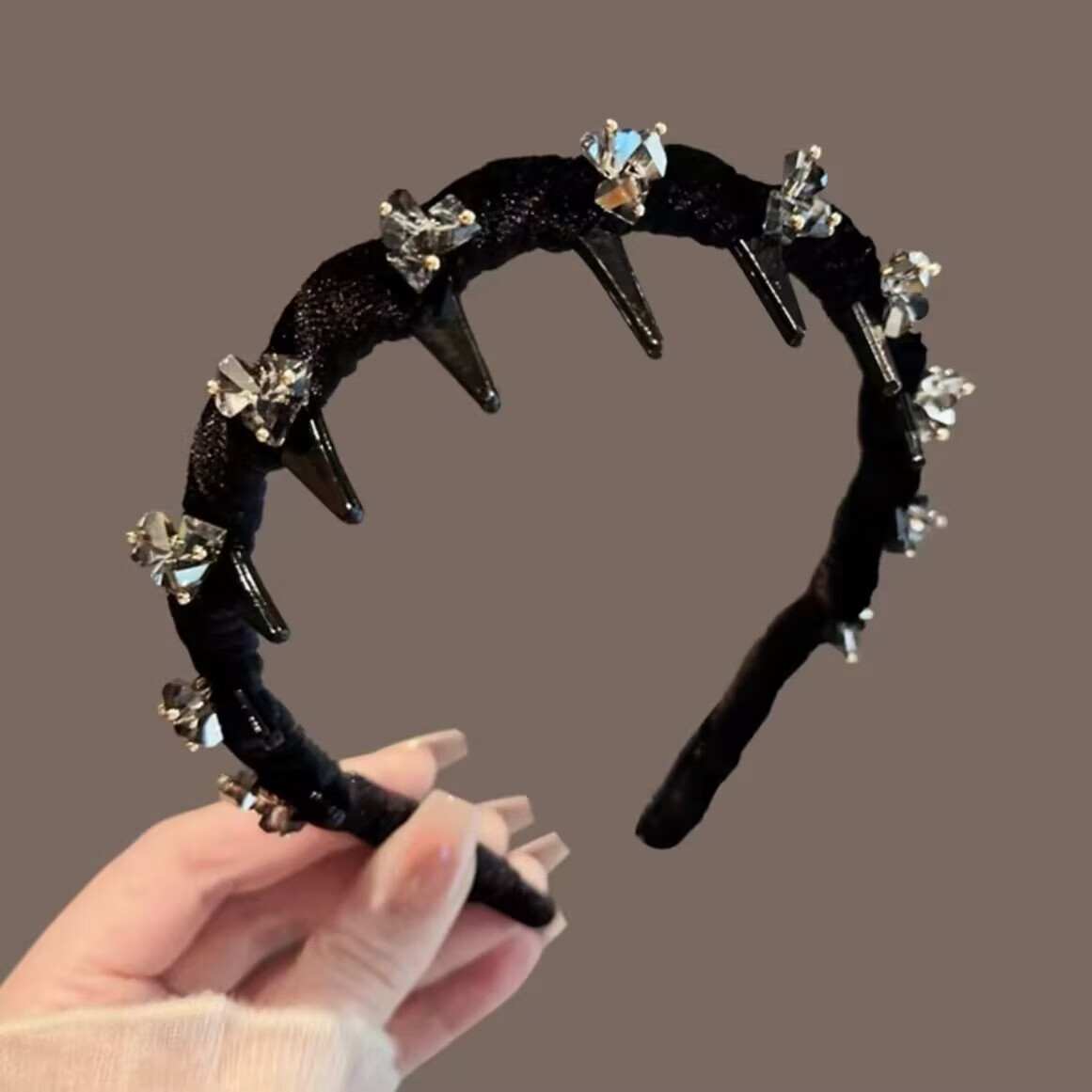 Huangjiama Headband for Women, Elegant Hair Accessory for Going Out, High Crown Headband, Stylish Internet Celebrity Paris Princess Hairpin, Face-Washing Specific 2