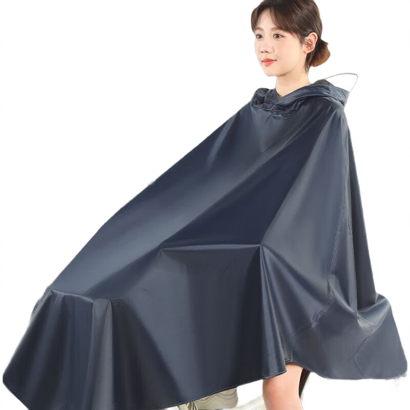 40,000KM Bicycle Raincoat Oxford Cloth Raincoat Electric Vehicle Student Adult Single Person Unisex Raincoat