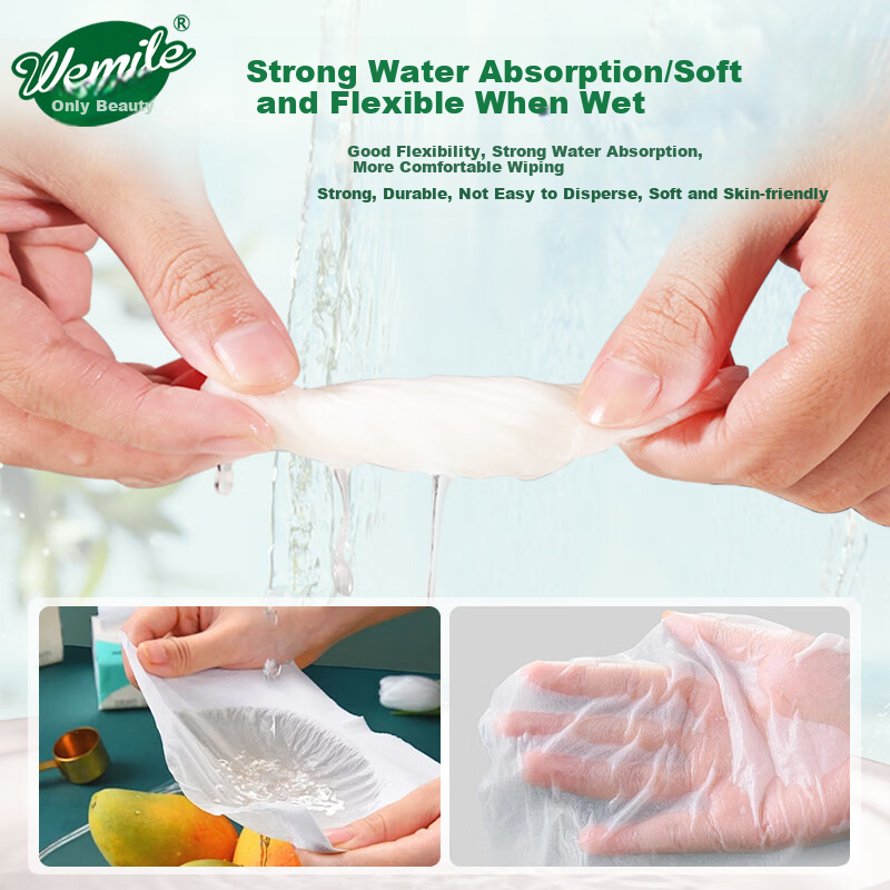 Weiyimei Small Square Facial Tissues, 3-Ply, 100 Sheets * 96 Packs, Pull-Out Style Napkins, Hotel Tablecloths, Whole Box VF8212