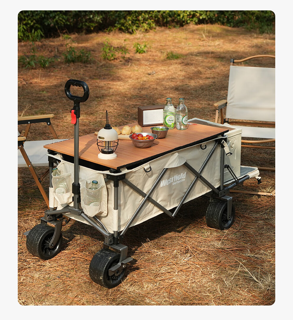 Westfieldoutdoor Aluminum Alloy Table Top Outdoor Camping Trolley Accessories 2
