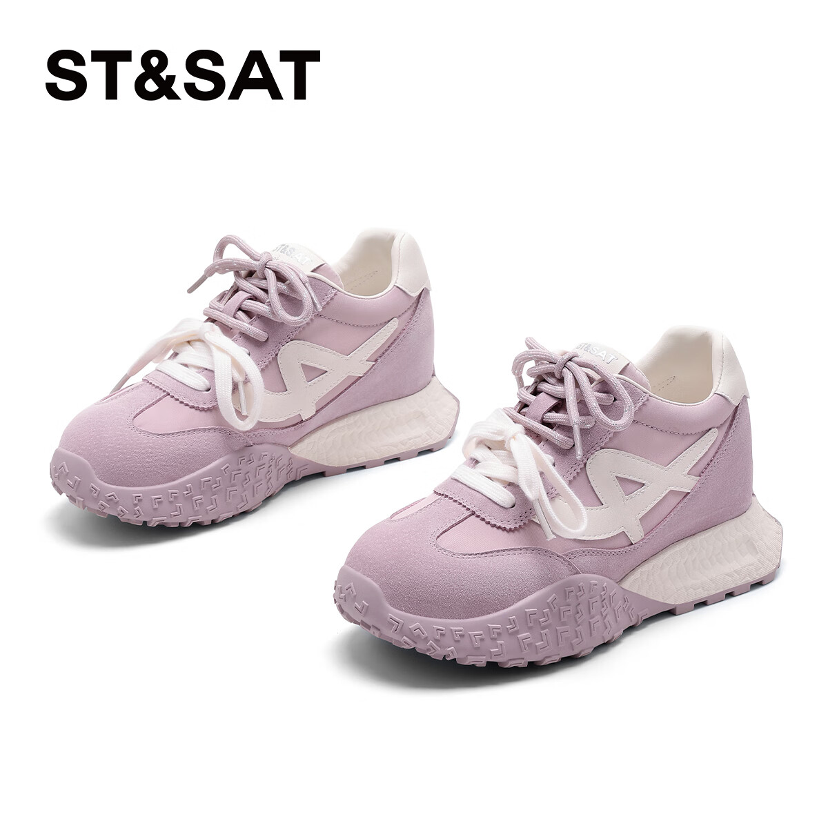 St&Sat Thick-Soled Forrest Gump Shoes, 2026 New Summer Retro Versatile Height-Increasing Training Shoes, Lightweight Casual Comfortable Sneakers