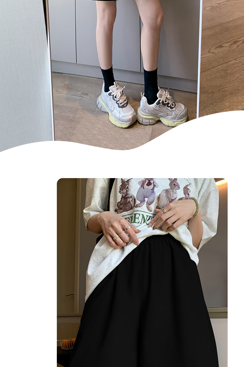 XUEXIMAN Workwear Shorts 2025 Summer New Washed Cotton Simple Commuter High Waist Slim Solid Color Casual Women 7