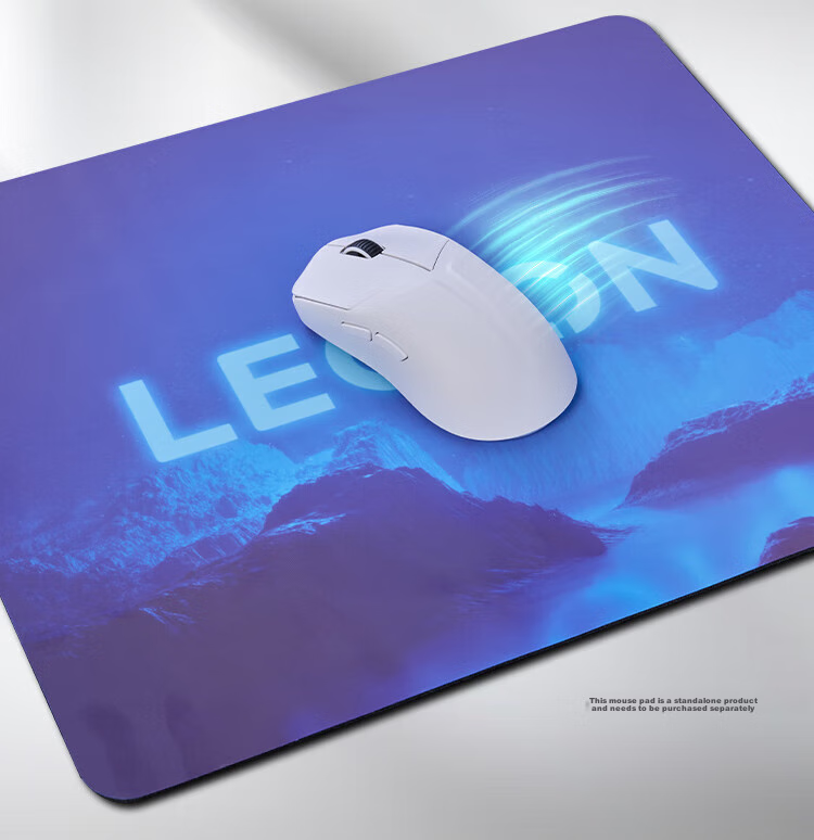Lenovo Savior M6X Pro 8K Wireless Mouse for Gaming And Office, Wired/Bluetooth/2.4G Tri-Mode Connection, Lightweight Ergonomic Design, Ice White 2