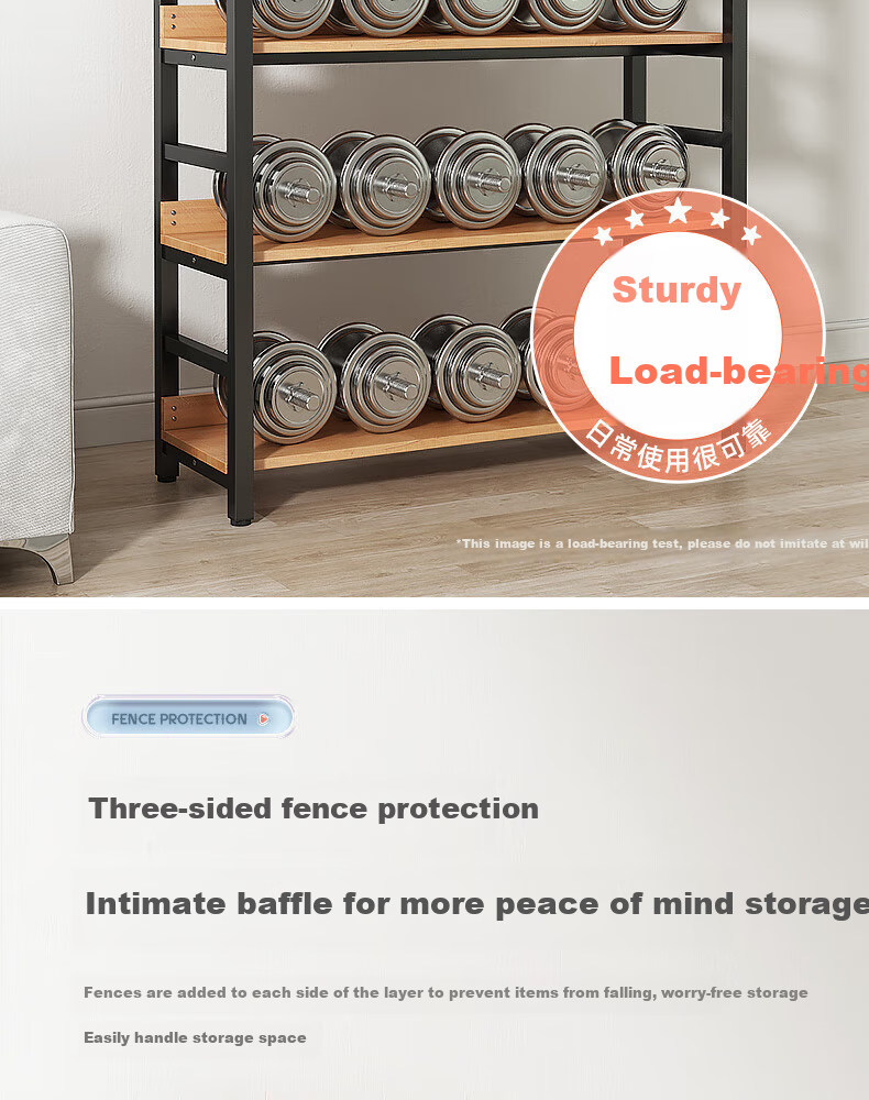 Milin Bookshelf Storage Rack, Floor-Standing Multi-Layer Organizer, Living Room Bookcase, Home Storage Shelf, Simple Storage Rack, 5 Tiers, 60cm 2