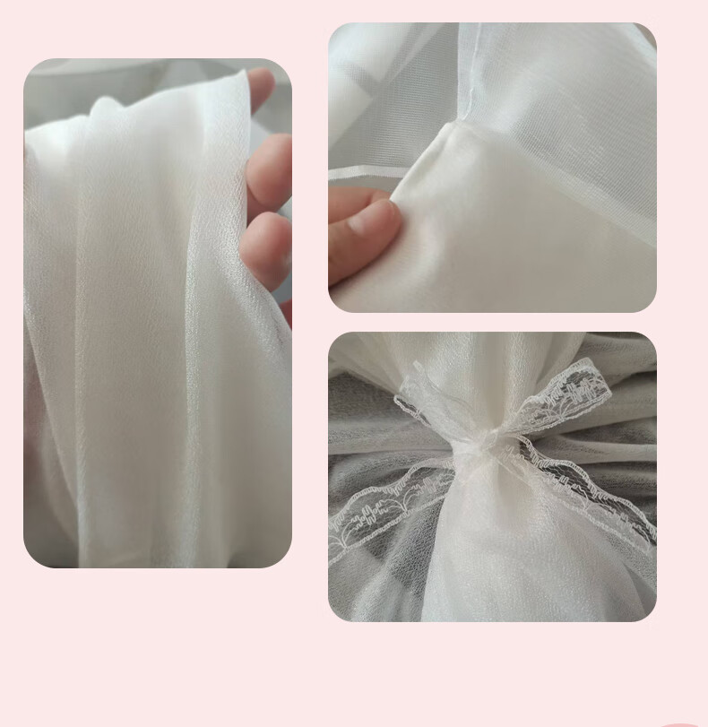 Gusenzhe Air Conditioner Cover, Dust Cover for Wall-Mounted Units, Universal Anti-Direct Blowing Windshield Cover, Air Outlet Windshield Cover, Postpartum And Infant Windproof Cover, Thickened Double-Layer Long Mesh, 94CM Inner 11