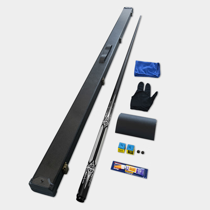Peak Billiard Cue JD Self-operated Small Head Cue Black 8 Snooker Cue Break 10.5mm Cue Case Set