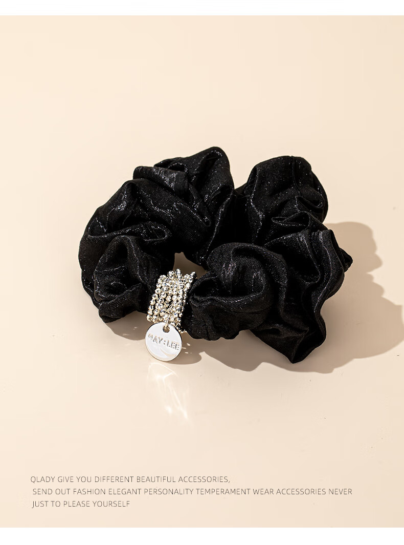 Qlady Starry Sky Hair Tie, Elastic Band for Ponytails, 2026 New High-End Mid-Autumn Festival Gift 3