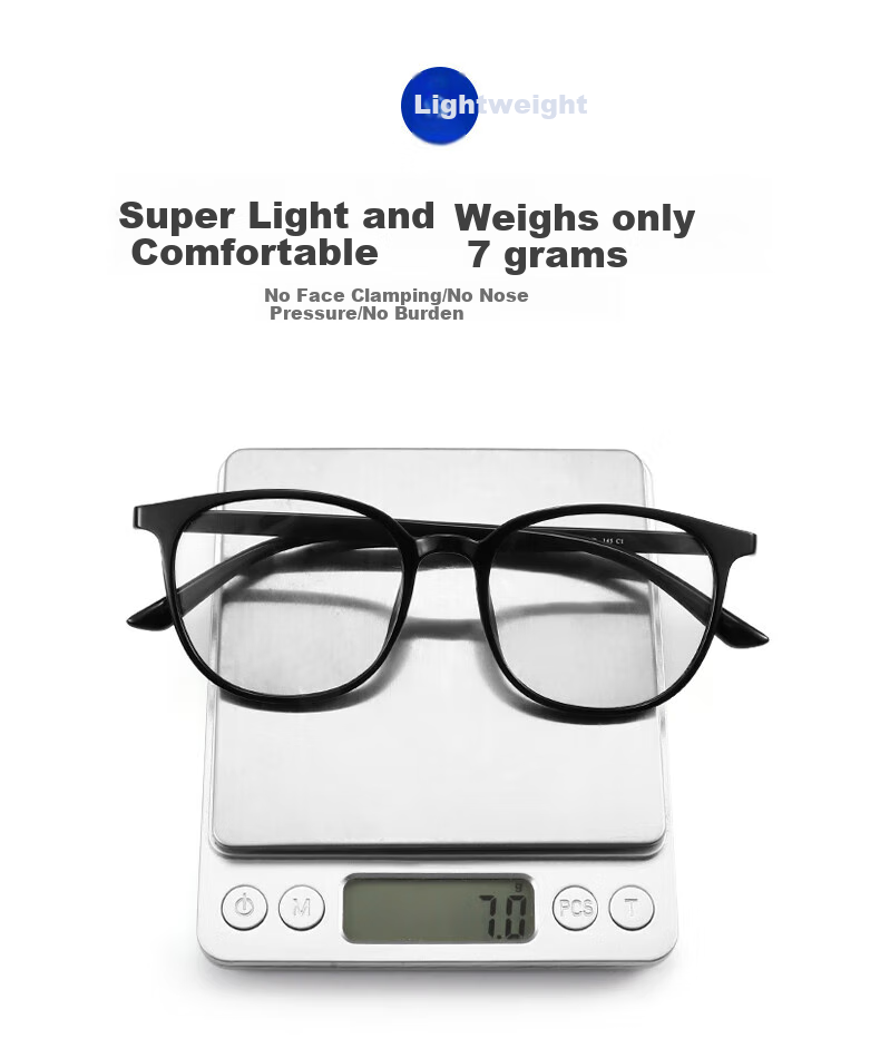 Bertha American Imported Material Anti-Blue Light Radiation Protection Black Lens Glasses for Women, UV Protection for Phone And Computer Use, Non-Prescription Post-Surgery 18