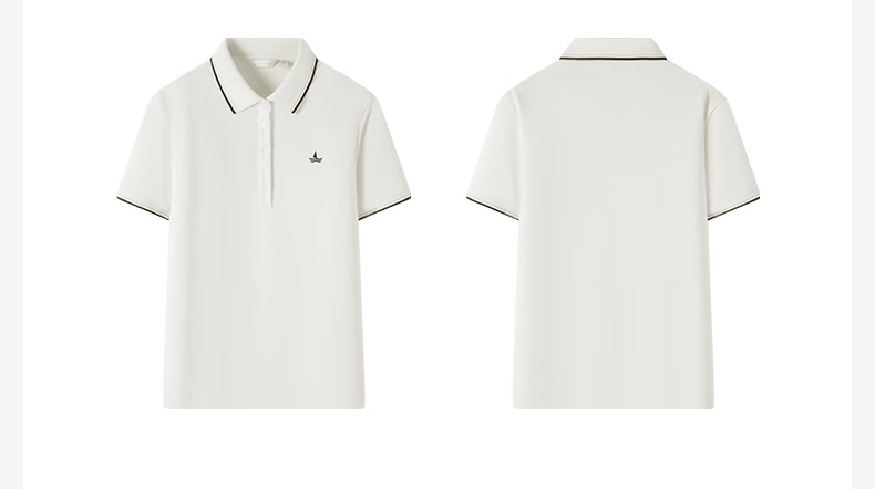 Navigare Women's Basic Collared T-Shirt, Commuter Short-Sleeve Polo Shirt, 2325525529 51