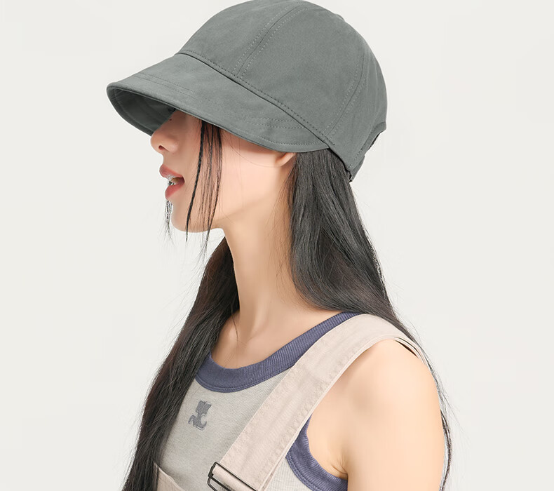 CACUSS Women's New Summer Sun Hat with Mask Strap, Ice Silk Visor Cap, UV Protection Cycling Baseball Cap 27