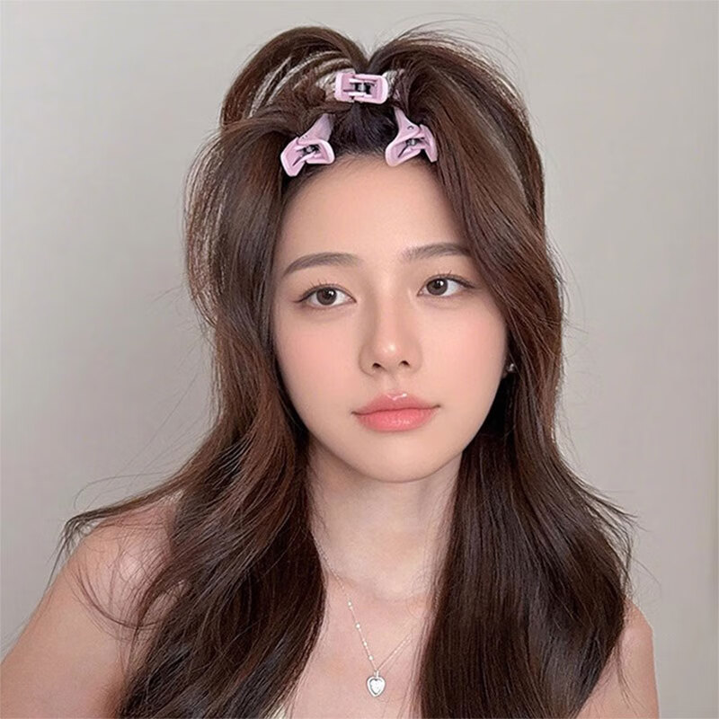 Huangjiama Mia 6 Candy-Colored Side Bangs Duck-Bill Clip Barrette Hair Clip, Volumizing Positioning Clip, Hair Accessory