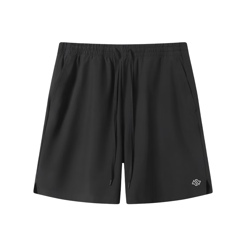 JD Original Wind Quick-Dry Sports Shorts for Men, All-Season Running Casual Pants, Fitness Training Breathable Five-Point Shorts, Black, Size S
