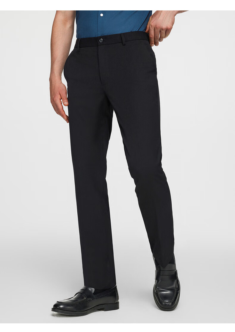 G2000 [Quality Comfort/mall Same Style] Men's Spring And Summer Business Commute Slim Fit Formal Dress Pants, Gray, Size 34 3