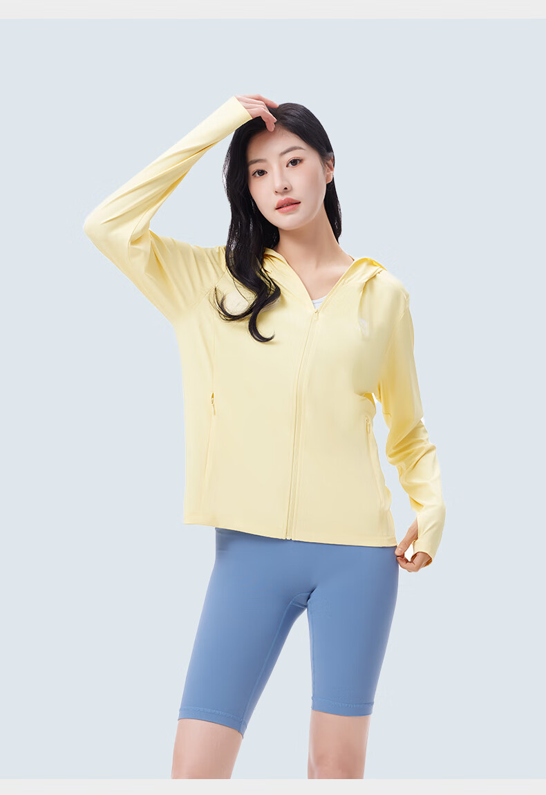 CAMEL [Ice Mint] 2025 Spring Summer Men's Outdoor High SPF Cooling Original Yarn Sunscreen Jacket Women's Sports Coat S 15