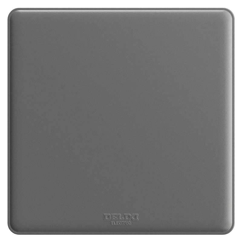 DELIXI CD815 Series Switch Socket Panel Cover Blank Filler Panel Starry Gray