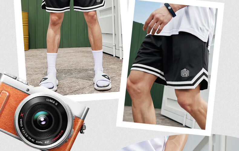 PEAK Men's Shorts, Summer Breathable Casual Versatile Basketball Pants, Professional Competition Training Cultural Sports Pants for Men DF342231 4