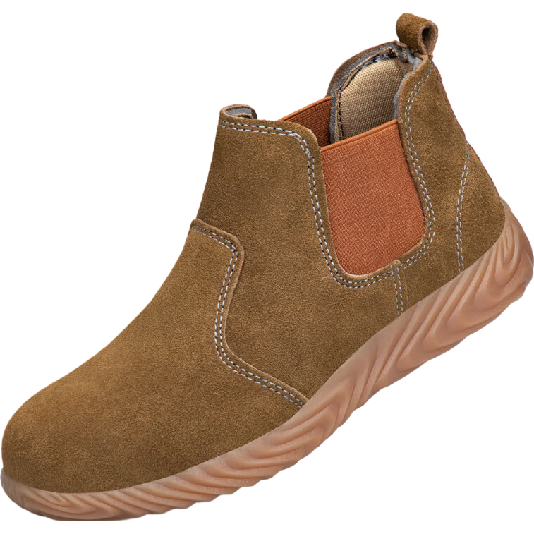 GUYISA Welding Safety Shoes for Men, Winter Steel Toe Cap, Anti-Smashing, Puncture-Resistant, Wear-Resistant, Comfortable Work Shoes 1061L Size 42