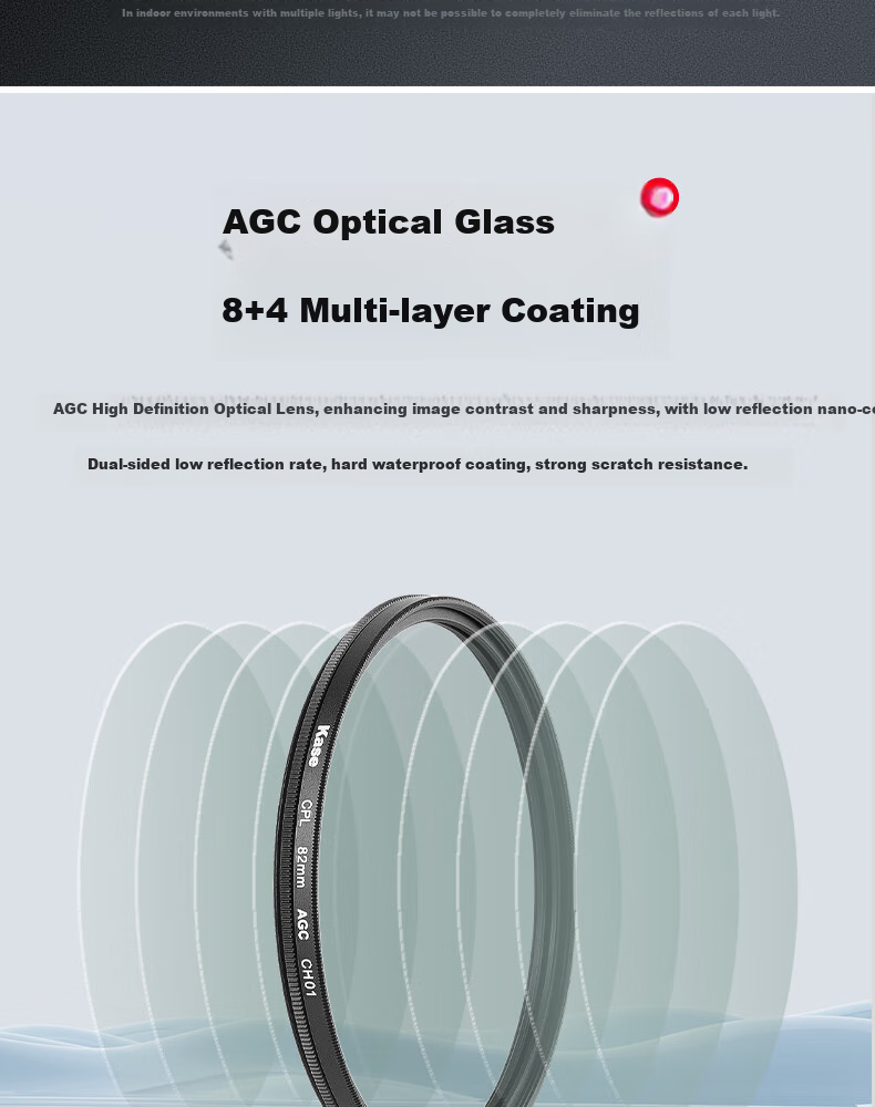 Kase Polarizing Filter, Kase CPL Polarizing Filter, 77mm MC Multi-Coated Circular Polarizing Filter, Wind Photography Saturation Enhancer And Anti-Glare Filter, AGC CPL 4