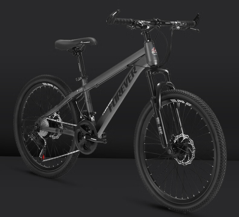 FOREVER Mountain Bike, 30-Speed, 27.5-Inch, Hydraulic Disc Brakes, for Men And Women, Adult And Student Off-Road Bicycle, Matte Gray 9