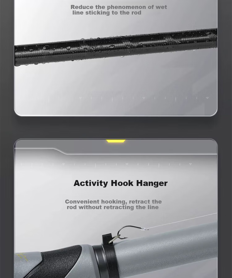 Handing Rock Fishing Rod, Sea Fishing Rod, Fishing Pole, Sea Rod, Casting Rod, Long-Distance Casting Rod, Dual-Use for Freshwater And Sea Fishing, 4.5m Single Rod 21