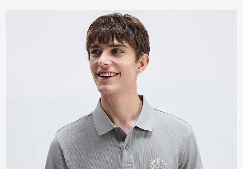 Navigare Italian Small Sailboat Men's Cool-Feeling Elastic Casual Simple Short-Sleeve POLO Shirt 1325525505, Navy Blue, XL 12