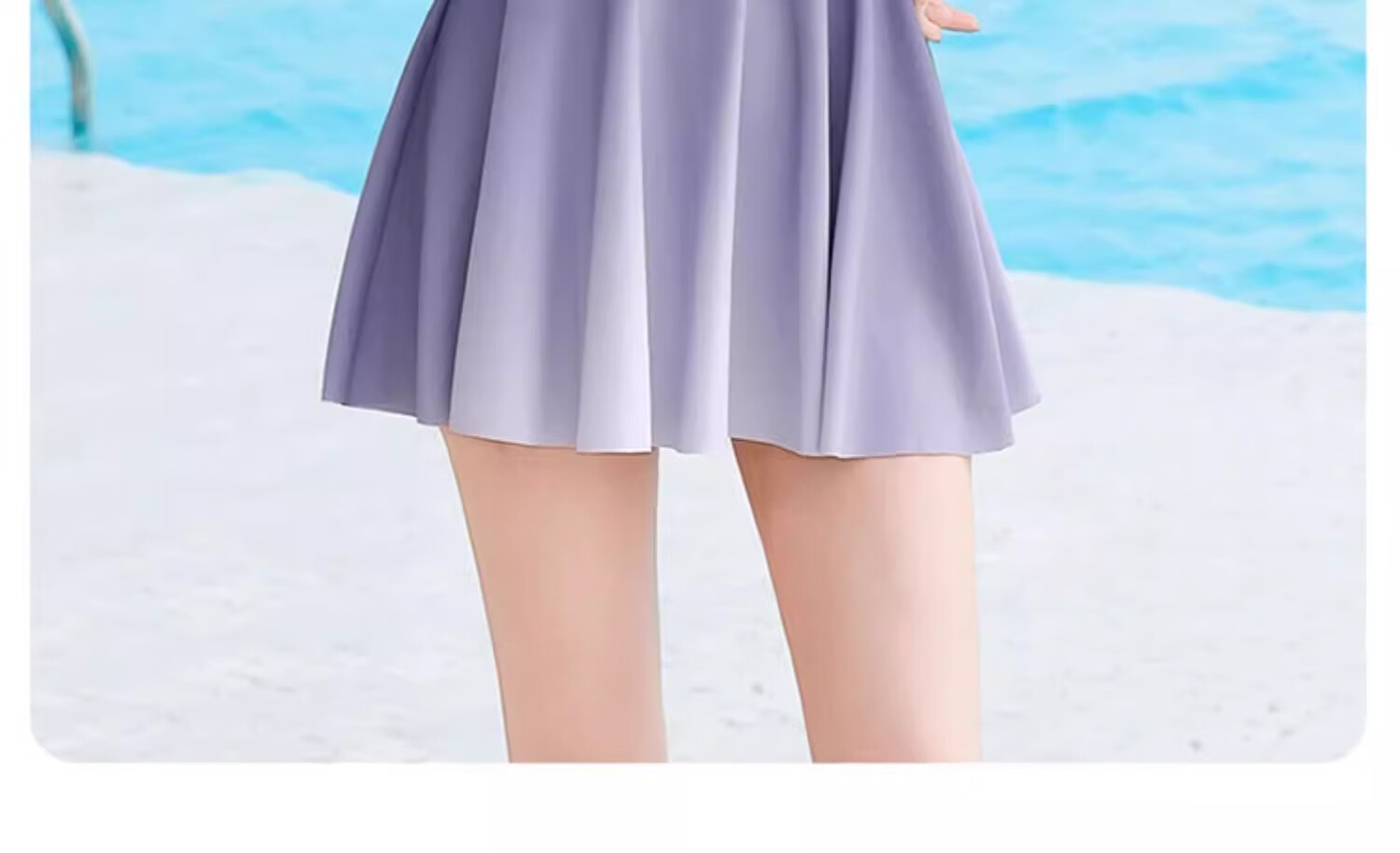Huili Women's Swimsuit, High-End Popular One-Piece Boyleg Swimwear, Specially Designed for Swimming Pools, Tummy Control, Slimming, Hot Springs, Swimwear 15178 L 9