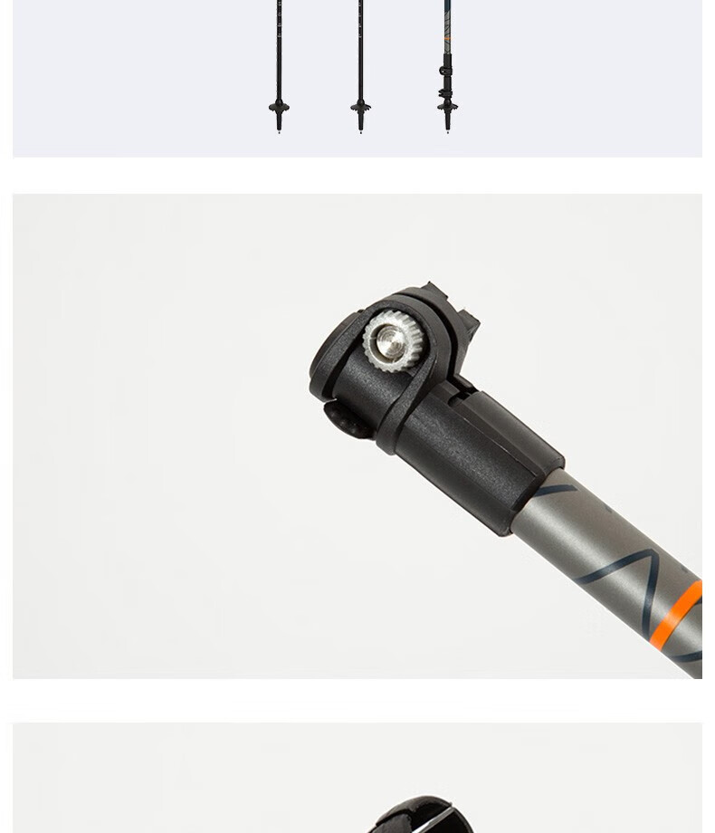 LEKI Legacy Outdoor Hiking Trekking Poles with External Lock, Adjustable Telescopic Walker for Children (Pair) 9