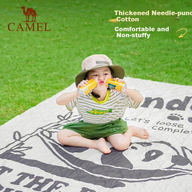 CAMEL Picnic Mat, Outdoor Camping Tent Moisture-Proof Mat, Picnic And Outdoor Cooking Waterproof Seat Pad, Thickened P001B Ground Mat
