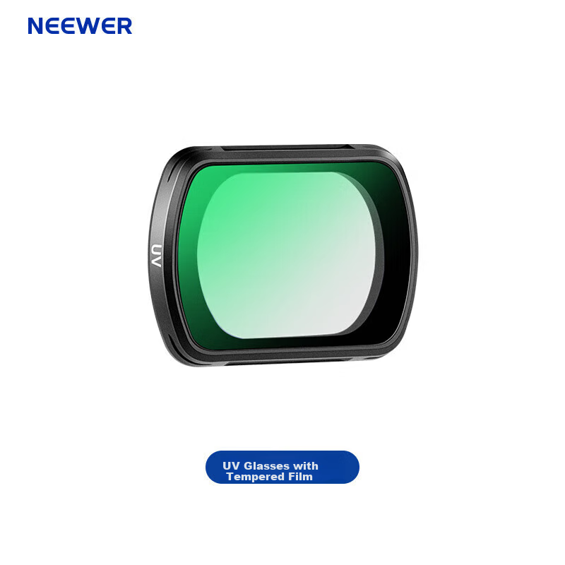 NEEWER Filter for DJI Pocket 4/3 Action Camera, Magnetic Quick-Release, UV Protective Lens, Single Piece